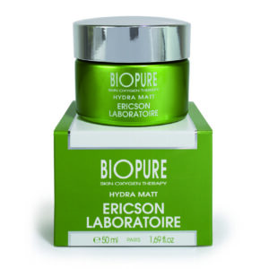 Marca: ERICSON LABORATOIRE PARIS. Imagen: E843 BIOPURE HYDRA MATT. Matyfying cream.jpg. BIOPURE. HYDRA MATT. Matifying cream glass jar of